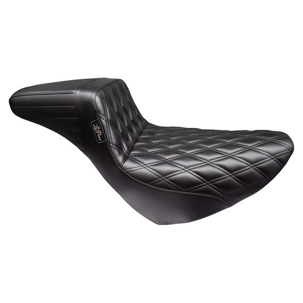 Le Pera - Black Kickflip Daddy Long Legs Low Rider Seat fits '18-'24 FXLR/​FXLRS/​FXLRST, '18-'21 FLSB Models