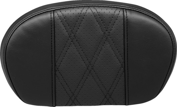 Le Pera - L-SBP02GT/HR2 - Sissy Bar Pad - Medium - GT2/HR2 - Perforated Black