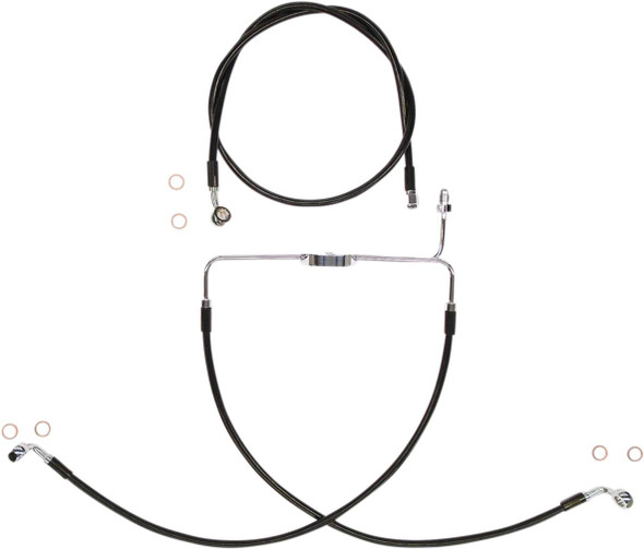 Magnum Shielding - SBC1307-25 - Brake Line Kit - XR - Black