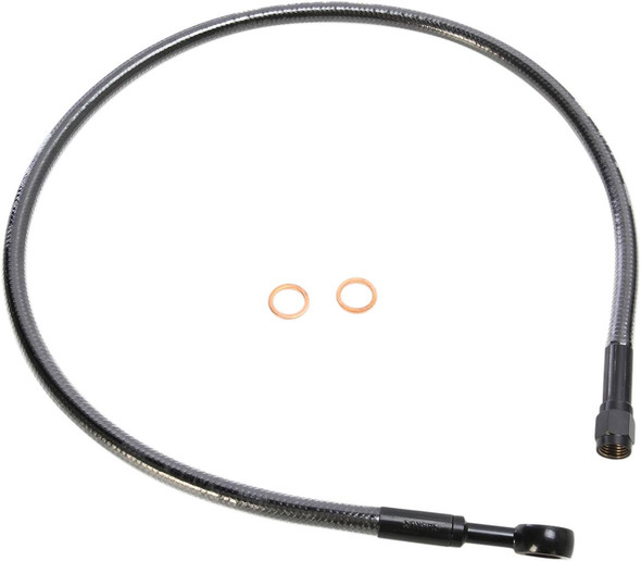 Magnum Shielding - AS47625 - Brake Line - 10 mm-Straight - 25" - Black Pearl