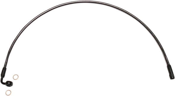 Magnum Shielding - AS478022 - Brake Line - 12mm-90° - 22" - Black Pearl