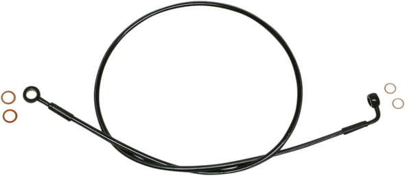 Magnum Shielding - SBB0604-43 - Brake Line - EZ Align - Stainless Steel - Black