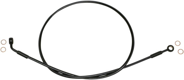 Magnum Shielding - SBB0607-42 - Brake Line - EZ Align - Stainless Steel - Black