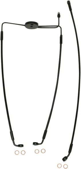 Magnum Shielding - SBB1310-29 - Brake Line - Front - XR - Black Magnum Shielding - SBB1310-29 - Brake Line - Front - XR - Black