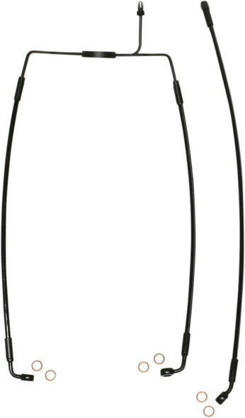 Magnum Shielding - SBB1307-31 - Brake Line - Front - XR - Black