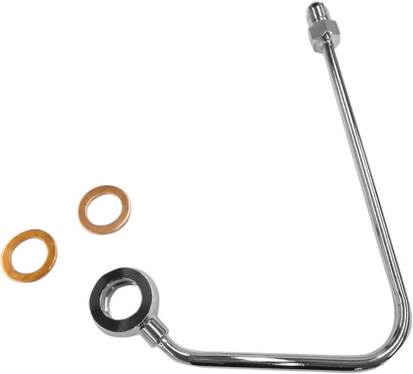 Magnum Shielding - AS37000 - ABS Upper Brake Line Adapter - 4-3/4" Length - Chrome