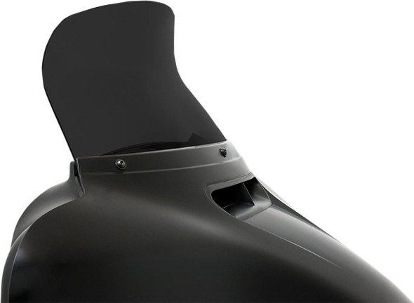 Memphis Shades - MEP84810 - Spoiler Windshield - 8-1/2" - Dark Black Smoke - FLH