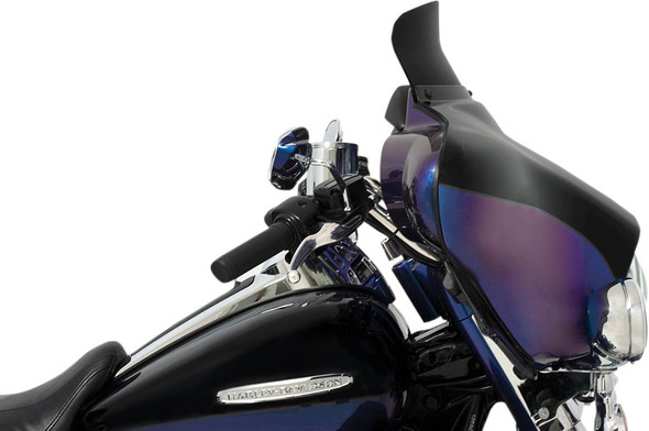 Memphis Shades - MEP84310 - Spoiler Windshield - 5" - Dark Black Smoke - '96-'13 FLH