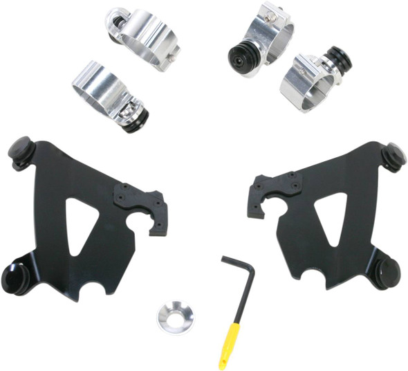 Memphis Shades - MEB1995 - Cafe Mounting Kit - Black - XL