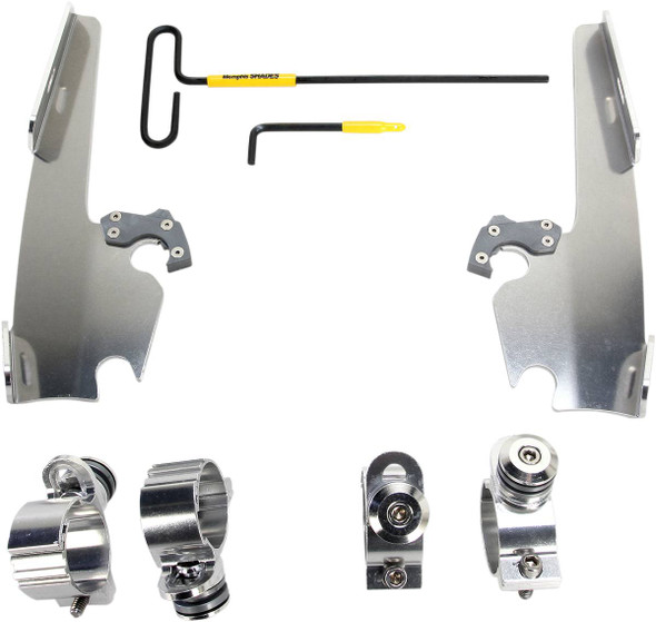 Memphis Shades - MEK2005 - Fats/Slim Mounting Kit - Polished - XL12C