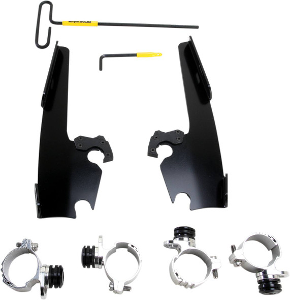 Memphis Shades - MEB2005 - Fats/Slim Mounting Kit - Black - XL12C