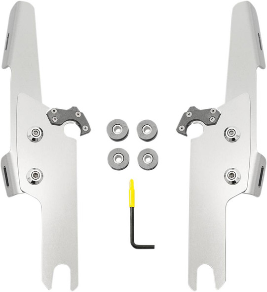 Memphis Shades - MEK2017 - Fats/Slim Mounting Kit - Polished - FLRT