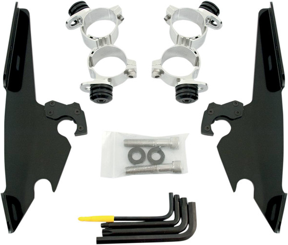 Memphis Shades - MEB1986 - Fats/Slim Mounting Kit - Polished - XL 48