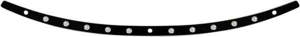 Memphis Shades - MEB0972 - Windshield Trim - Black - Dish - FLH