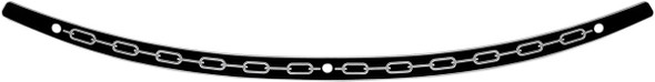Memphis Shades - MEB0973 - Windshield Trim - Black - Chain - FLH