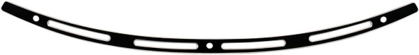 Memphis Shades - MEB0974 - Windshield Trim - Black - Slots - FLH