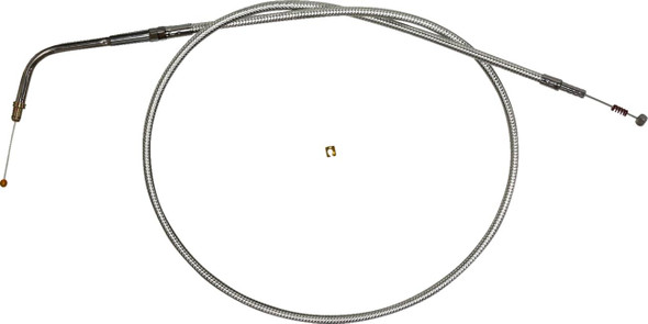 Magnum Shielding - 34156 - Sterling Chromite II® Braided Idle Cable for Harley-Davidson - 37-7/8"