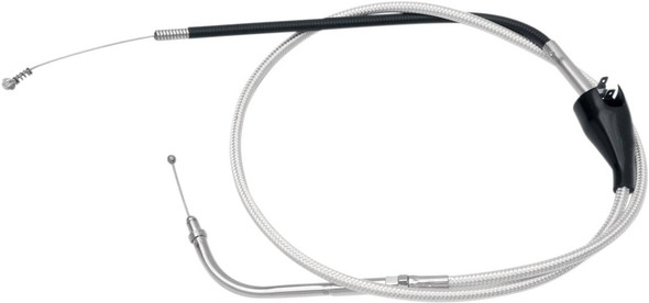 Magnum Shielding - 3427 - Sterling Chromite II® Braided Idle Cable for Harley-Davidson - Cruise - 41-1/2"