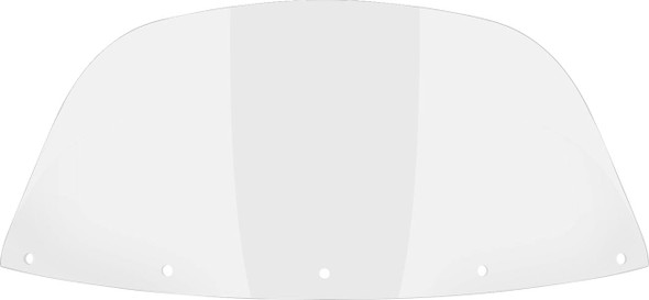 Memphis Shades - MEP8010 - Windshield - 9" - Clear - '86-'95 FLHT