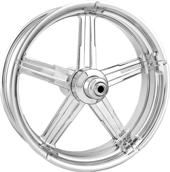 Performance Machine (Pm) - 1204-7106R-FRMAJ-CH - Wheel - Formula - Front - Dual Disc/with ABS - Chrome - 21x3.5 - '08+ FLD