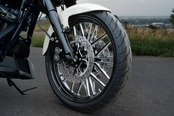 Performance Machine (Pm) - 1202-7106RNVSAJAPBMP - Wheel - Nivis - Front - Dual Disc/without ABS - Black/Contrast Cut Platinum - 21x3.5