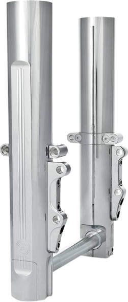 Performance Machine (Pm) - 0208-2096-CH - Fork Leg Kit - Chrome - Lower - Dual Disc - '14-'20 FL