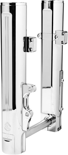 Performance Machine (Pm) - 0208-2178-CH - Fork Leg - 49 mm - Chrome - Lower - Single Disc