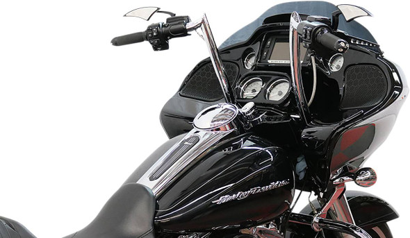 Paul Yaffe Bagger Nation - H00911-W - Pre-Wired Handlebar - OEM - 12" - Chrome