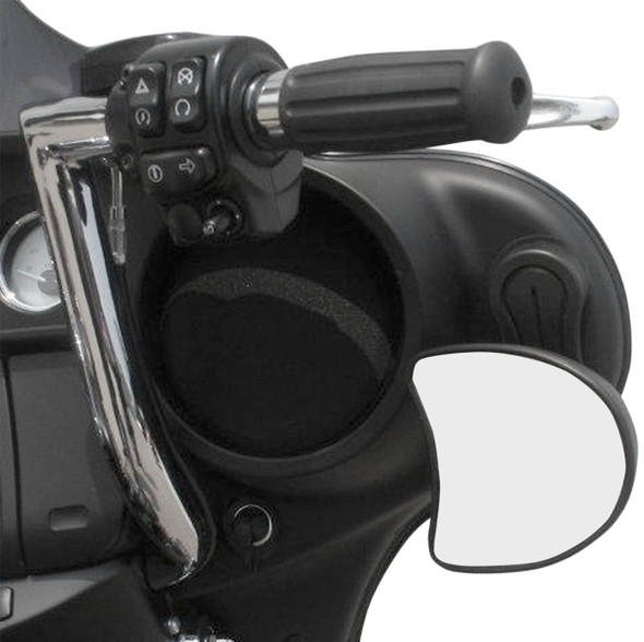 Pingel - 62210 - Drop Bracket - Fairing Mirror - Black - '96-'13