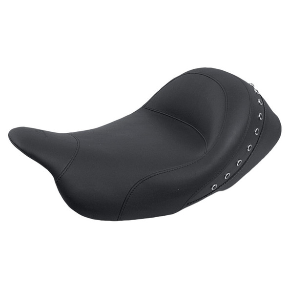 Mustang - Studded Solo Seat fits '08-'21 FLHT/​FLTR/​FLHR/​FLHX Models