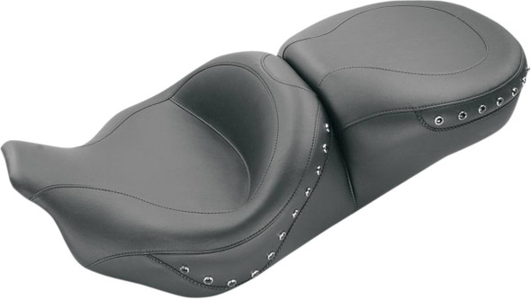 Mustang - Black Studs Seat fits '08-'21 FLHR/​FLHX/​FLTR/​FLHT Models