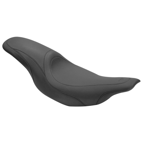 Mustang - Black Stitched Tripper™ Fastback Seat fits '99-'07 FLHT/​FLTR Models