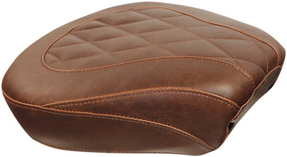 Mustang - 76723 - Wide Tripper Rear Seat - Brown - Diamond