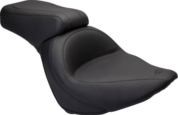 Mustang - 76400 - Vintage Style Seat - Standard - Smooth - Black - FXST