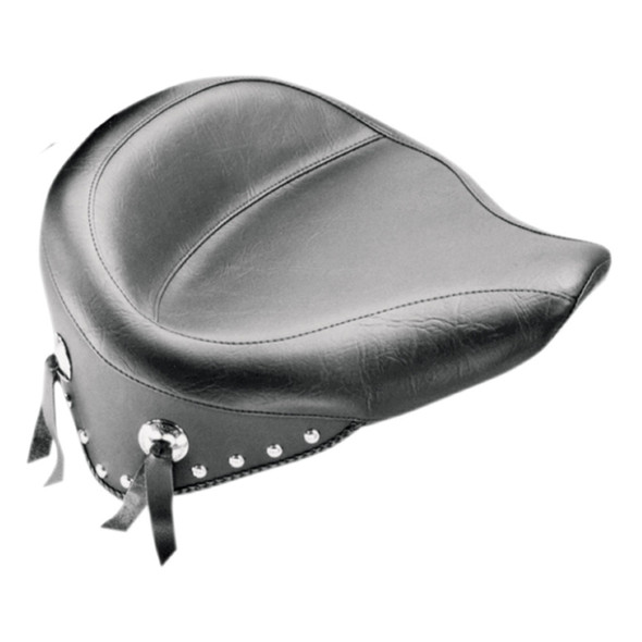 Mustang - Wide Solo Seat fits '07-'15 FLSTC, '00-'07 FLSTS/C Models