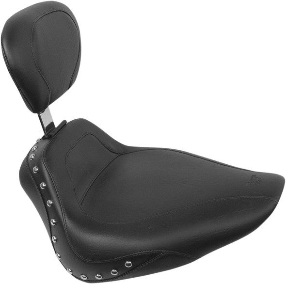 Mustang - 79489 - Sport Seat - Studded - Driver's Backrest - FLST '05-'15
