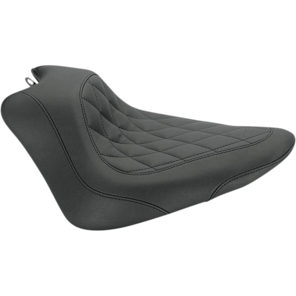 Mustang - 76762 - Seat - Wide Tripper™ Solo - without Backrest - Diamond - Black