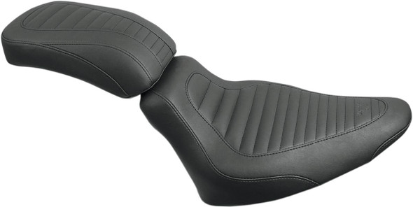 Mustang - Tuck and Roll Tripper™ Rear Seat fits '07-'17 FLSTC/​FLSTN, '00-'07 FLSTS/C Models