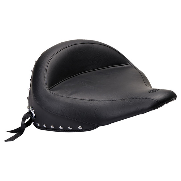 Mustang - Wide Studded Deluxe Solo Seat fits '05-'17 FLSTN Model