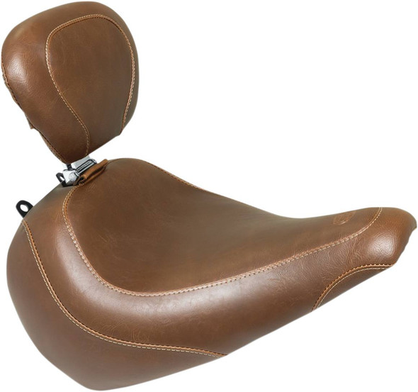 Mustang - 83019 - Wide Tripper™ Seat - with Driver's Backrest - Brown