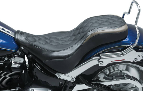 Mustang - Double Helix Stitch Day Tripper™ Seat fits '18-'21 FLFB/​FLFBS Models