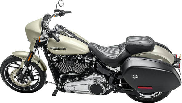 Mustang - 75721 - Solo Touring Seat - Black - FL