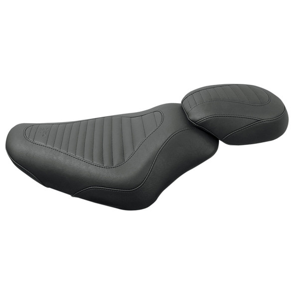 Mustang - Tuck and Roll Tripper™ Solo Seat fits '04-'22 Sportster W/ 4.5 Gal Tank