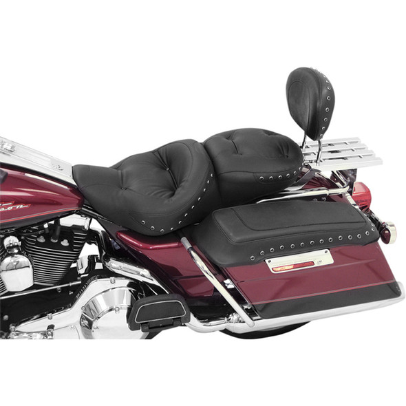 Mustang - Regal Wide Studded Seat fits '99-'07 FLHR, '06-'07 FLHX Models (Except FLHRS)
