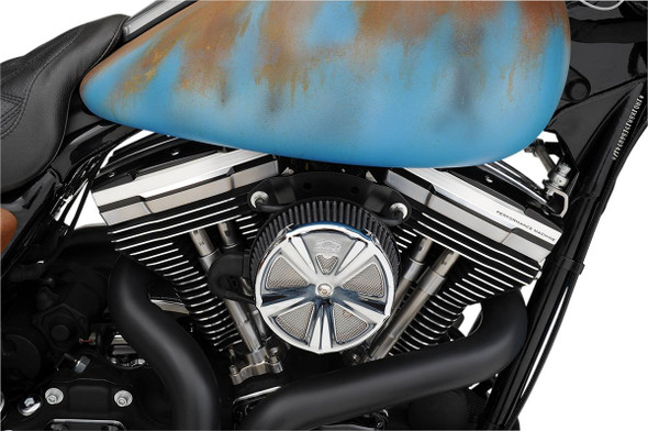 Performance Machine (Pm) - 0177-2021-BM - Rocker Box Cover - Scalloped - Contrast Cut - Twin Cam