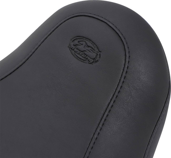 Mustang - Black Smooth Wide Tripper™ Solo Seat without Backrest fits '06-'17 Dyna Models (Except '14-'17 FXDF)