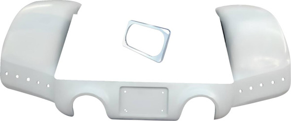 Paul Yaffe Bagger Nation - FPSFK-N-DO-C - Pro Street Rear Fender - Chrome Plate Frame - Dual Outlet