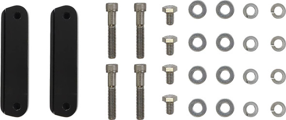 Paul Yaffe Bagger Nation - PYO:CAFE-19-14L-B - Cafe Front Fender - 19" Wheel - With Black Adapters