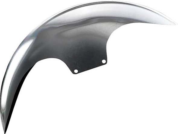 Paul Yaffe Bagger Nation - PYO:CAFE-21-14L-B - Cafe Front Fender - 21" - Black Adaptors
