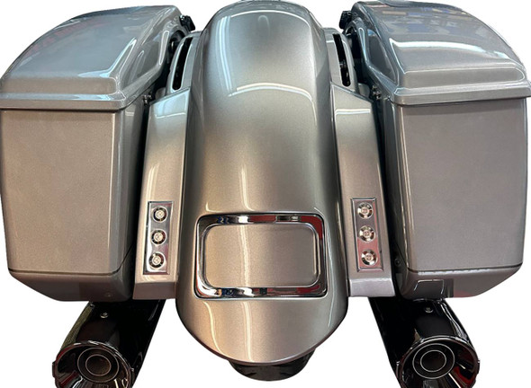 Paul Yaffe Bagger Nation - RF-SSTH P-R-C - Short Rear Fender - Sport - With Chrome Plate Frame - Thunder-pod Taillight
